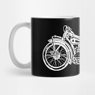 R37 Bike White Sketch Art Mug